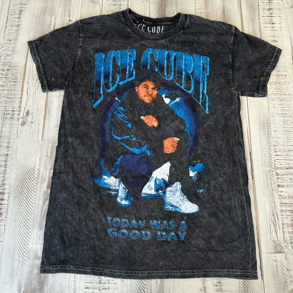 Ice Cube | Officially Licensed Vintage Style 90s Graphic Band Tee Unisex